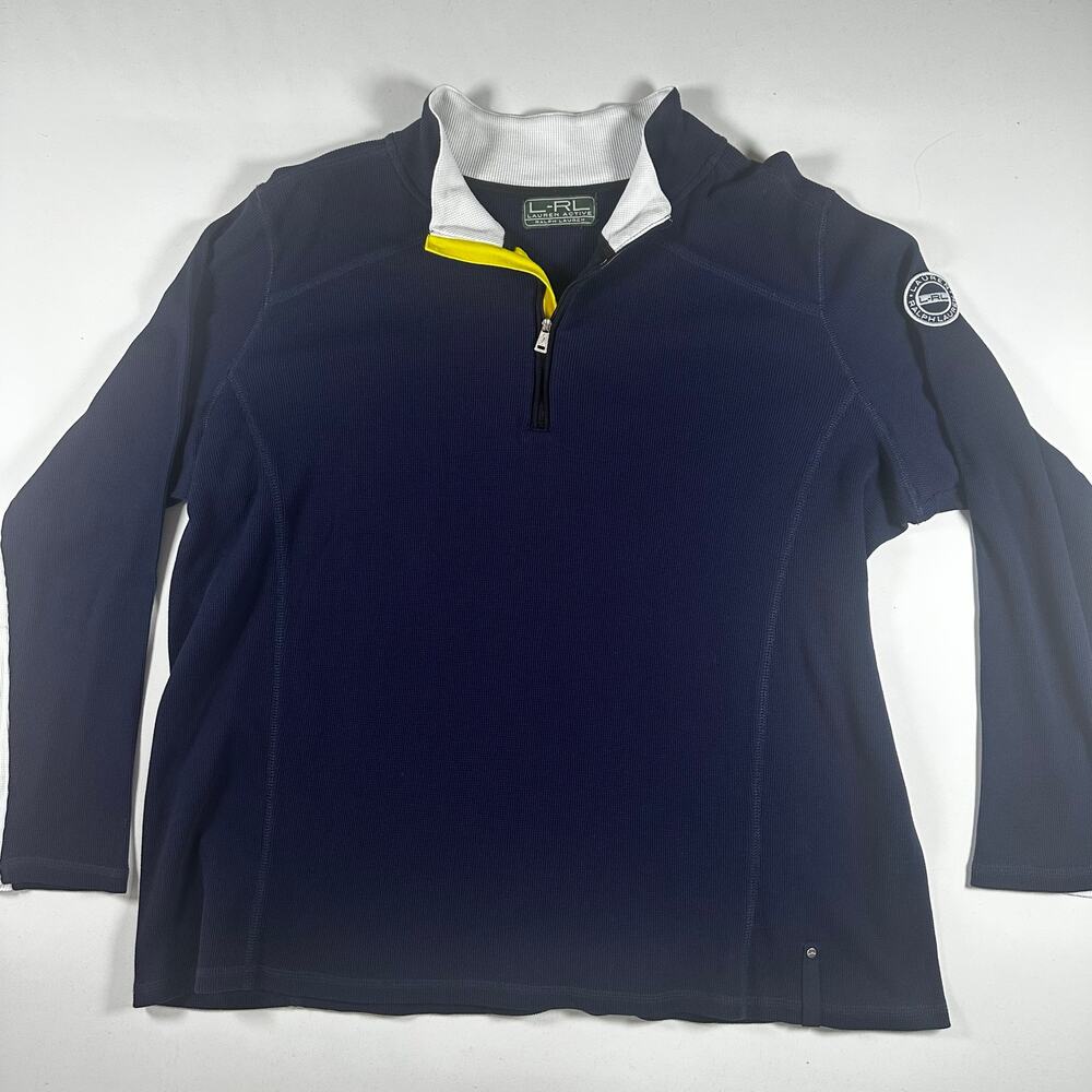 Vintage Ralph Lauren Active Thermal Waffle-Knit 1/4 Zip